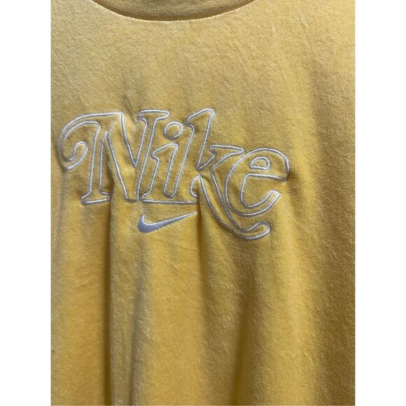 Women's Nike Yellow Pullover Sweatshirt Size 1X - Picture 6 of 7
